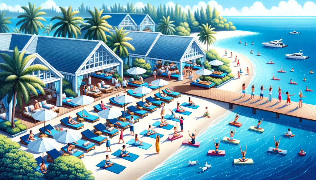 Beachfront Bliss Enjoying Waterfront Activities at Blue Skies Beach